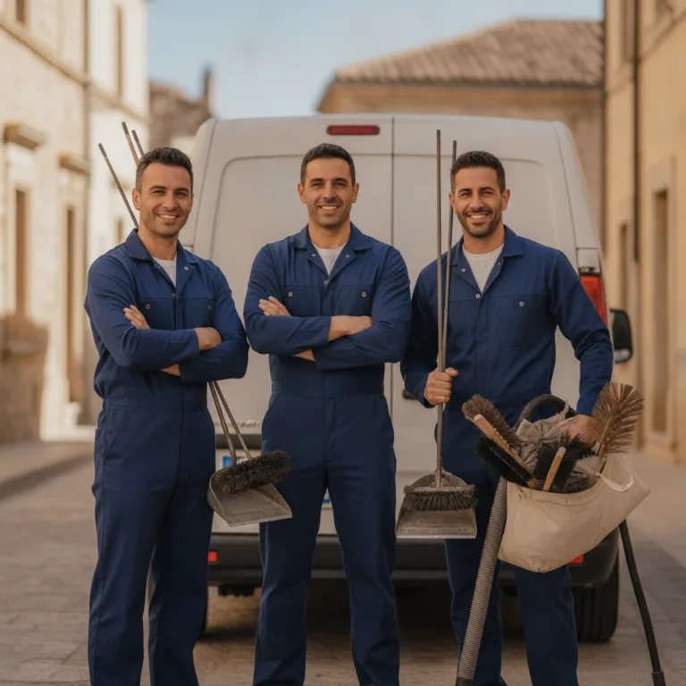 Deshollinador equipo en Pueblo Nuevo